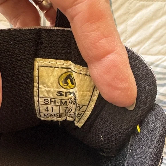 Shimano SPD Velcro Cycling Shoes Women Size 8/ unisex - Black & Yellow SH-MO37W - Picture 9 of 12